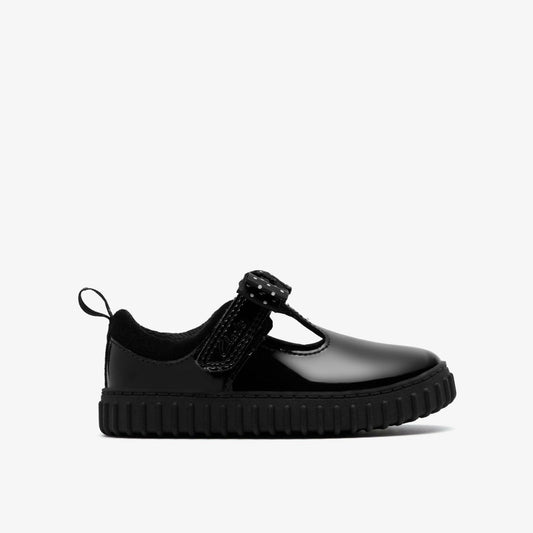 Cove Bow Toddler Black Patent | Clarks