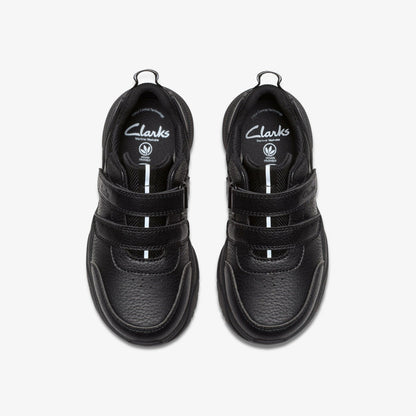 Feather Shine Kid Black | Clarks Onsale