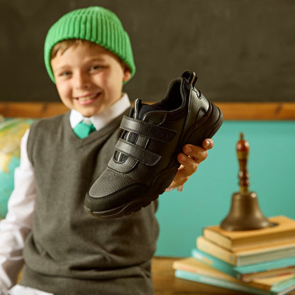 Feather Shine Kid Black | Clarks Onsale