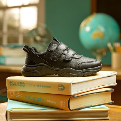 Feather Shine Kid Black | Clarks Onsale