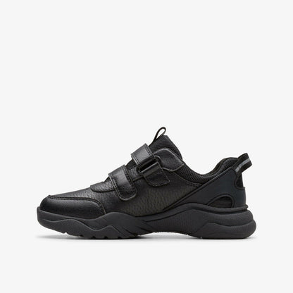 Feather Shine Kid Black | Clarks Onsale