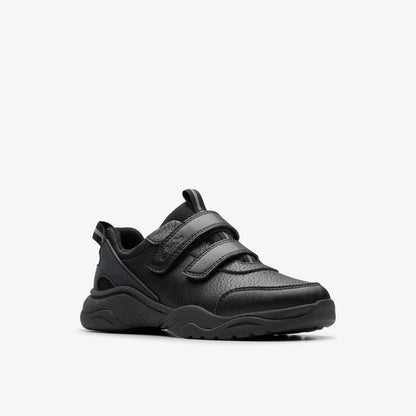 Feather Shine Kid Black | Clarks Onsale