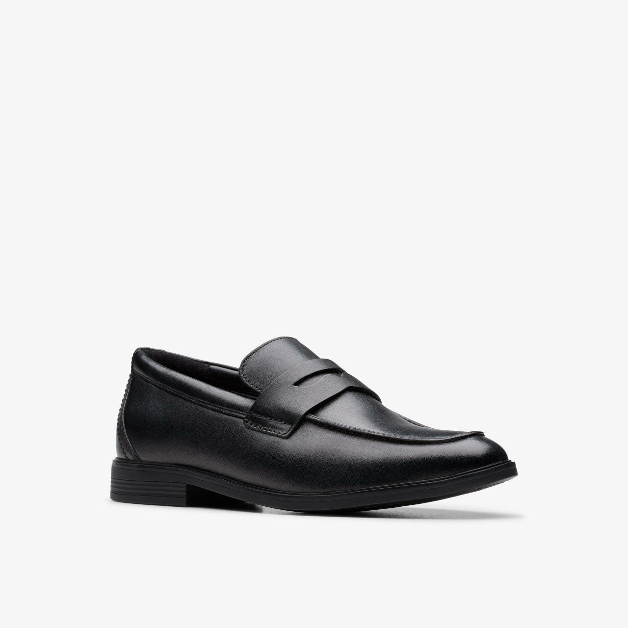 Jonwin Craft Youth Black Leather | Clarks Onsale