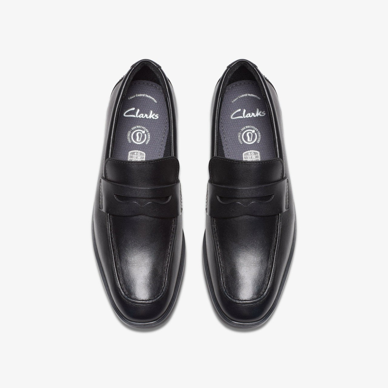 Jonwin Craft Youth Black Leather | Clarks Onsale