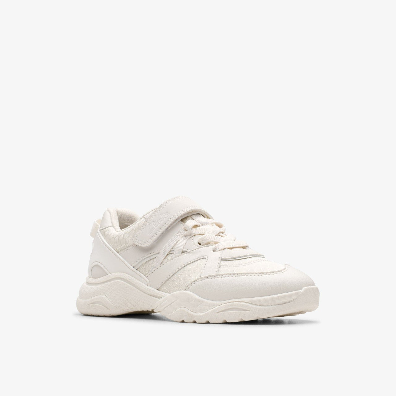 Feather Pace Kid White | Clarks US