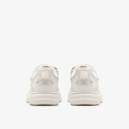 Feather Pace Kid White | Clarks US