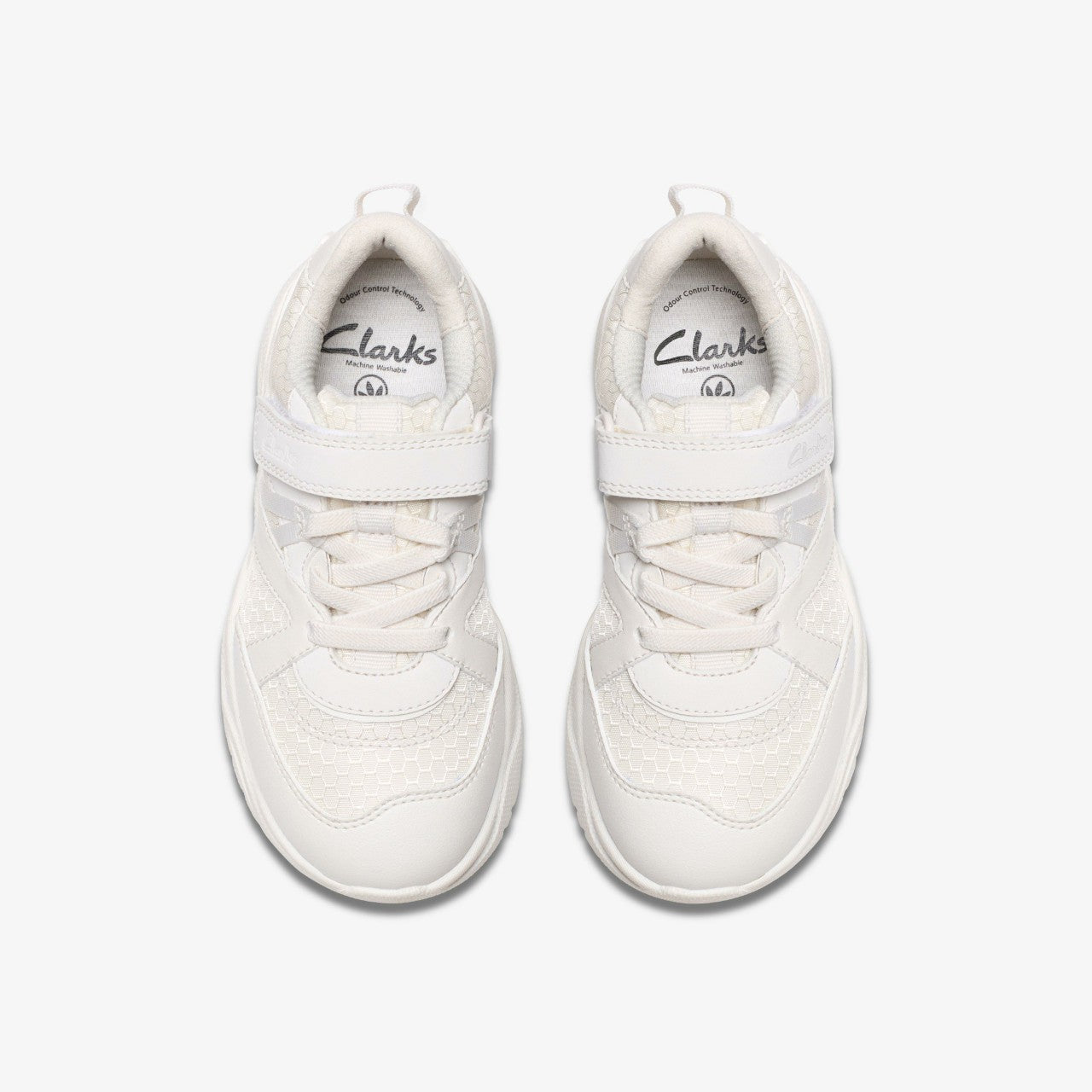Feather Pace Kid White | Clarks US
