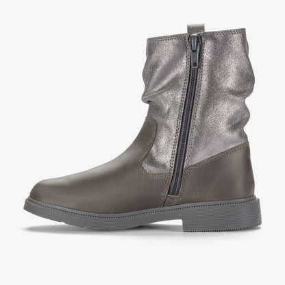 Oaklyn Top Kid Pewter Suede | Clarks US