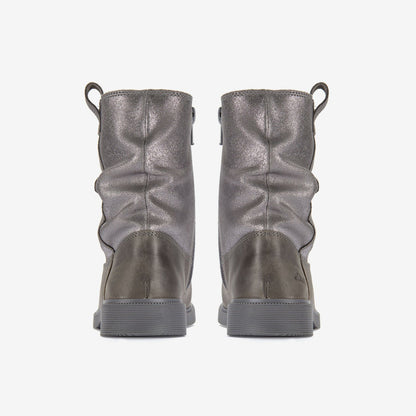 Oaklyn Top Kid Pewter Suede | Clarks US