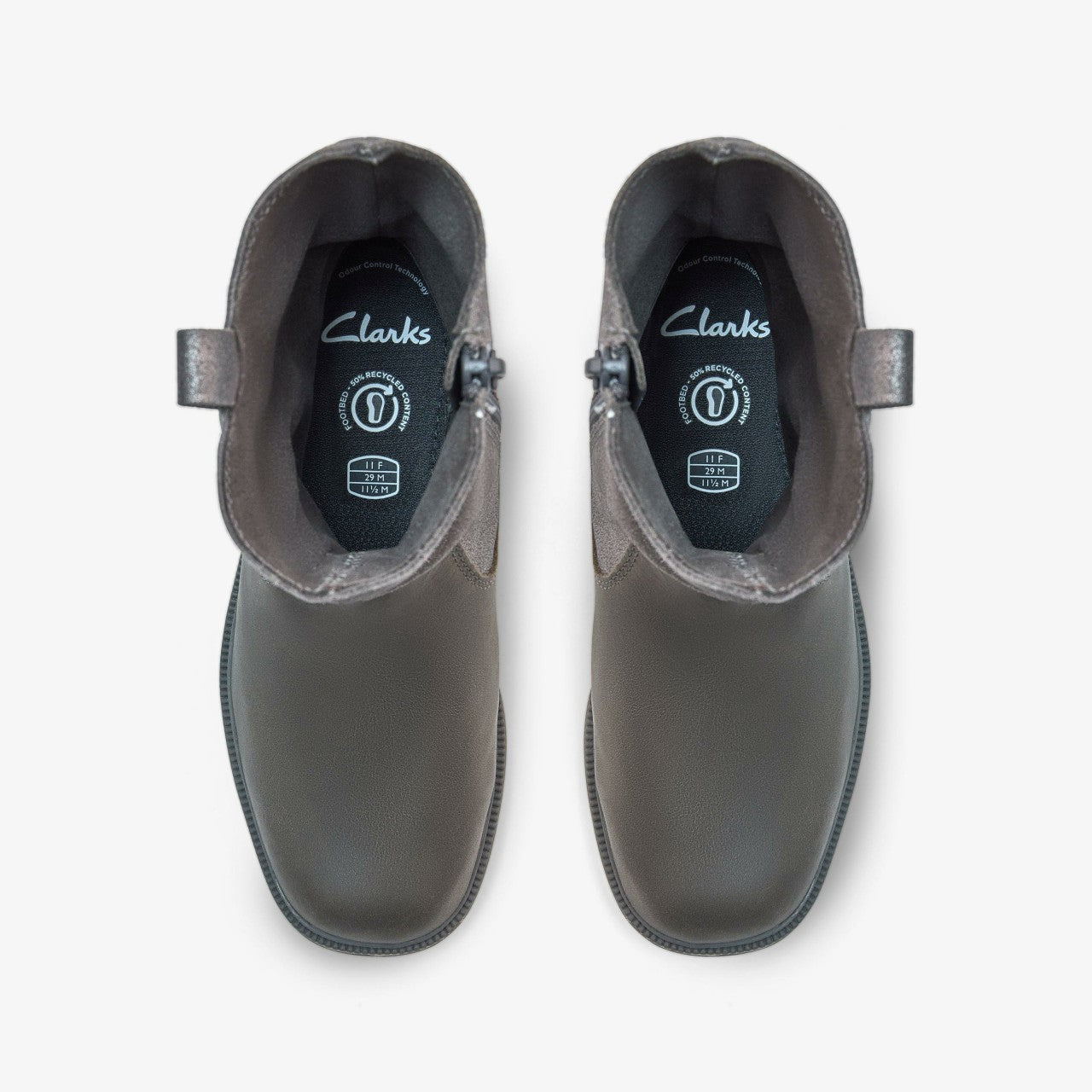 Oaklyn Top Kid Pewter Suede | Clarks US