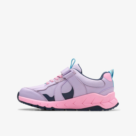 Selva Hero Kid Lilac Combination | Clarks Discount