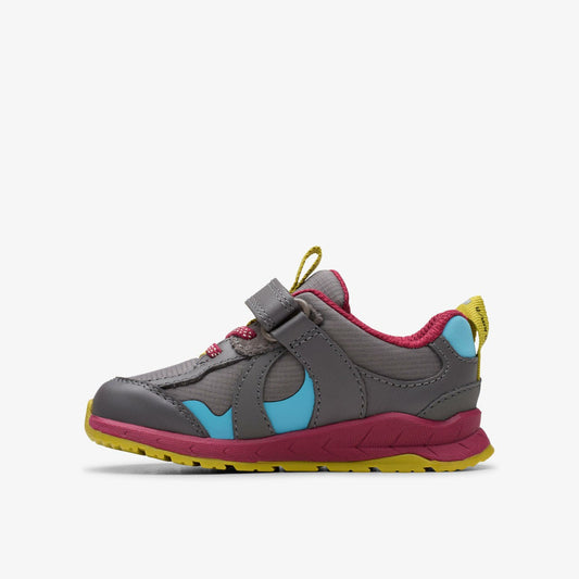Selva Hero Toddler Dark Grey Combination | Clarks