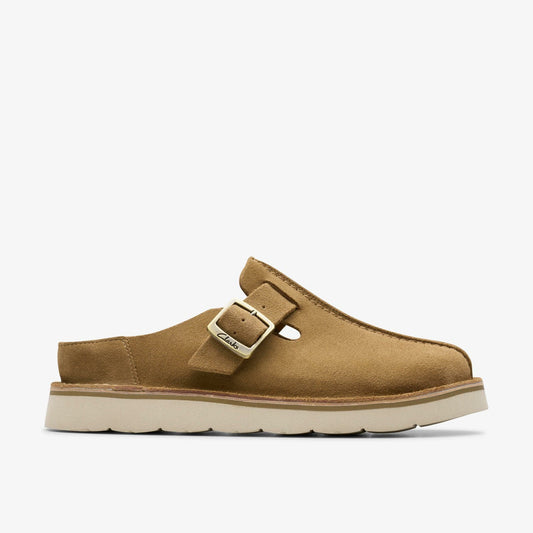 Solsbury Mule Dark Sand Suede | Clarks For Sale