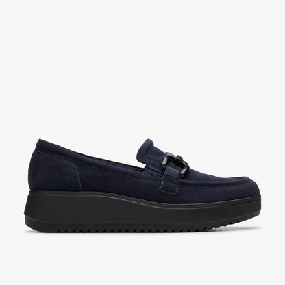 Zylah Top Navy Suede | Clarks Discount