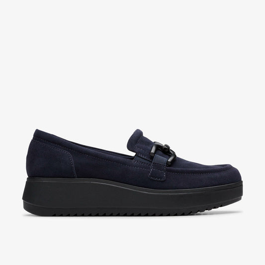 Zylah Top Navy Suede | Clarks Discount