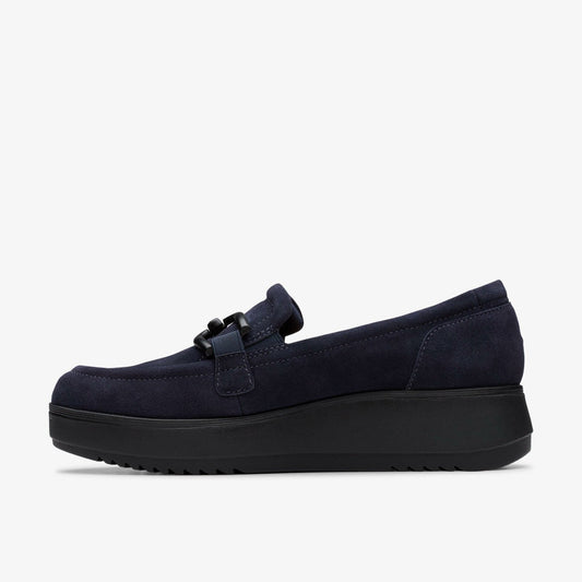 Zylah Top Navy Suede | Clarks Discount
