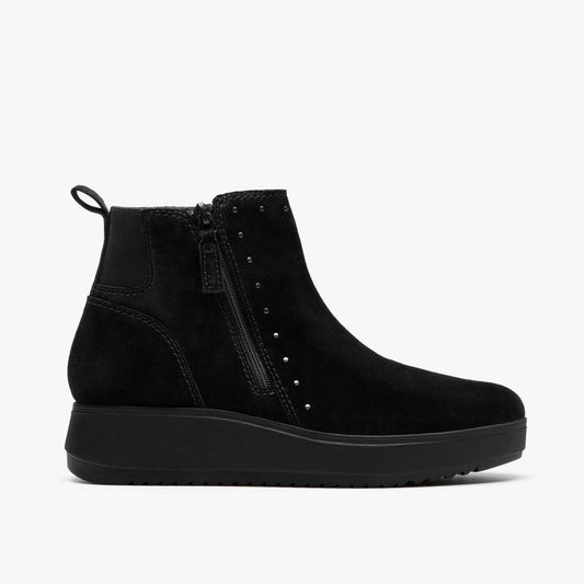 Zylah Willow Black Suede | Clarks Onsale