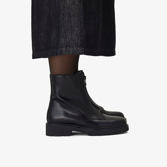 Lauryl Zip Black Leather | Clarks For Sale