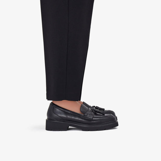 Lauryl Tassel Black Leather | Clarks Sale