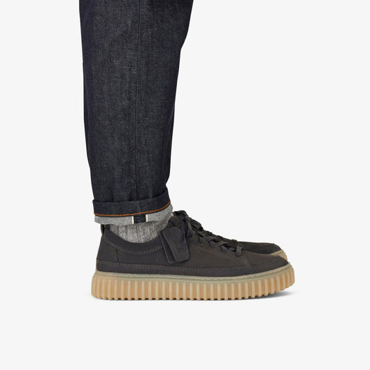 Torhill Lace Dark Grey Nubuck | Clarks