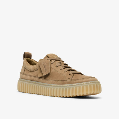 Torhill Lace Dark Sand Nubuck | Clarks Discount