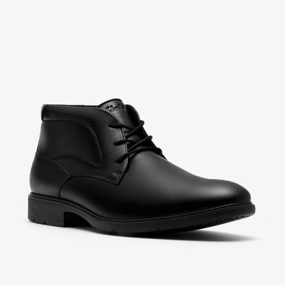 Eldredge Mid Black Leather | Clarks For Sale