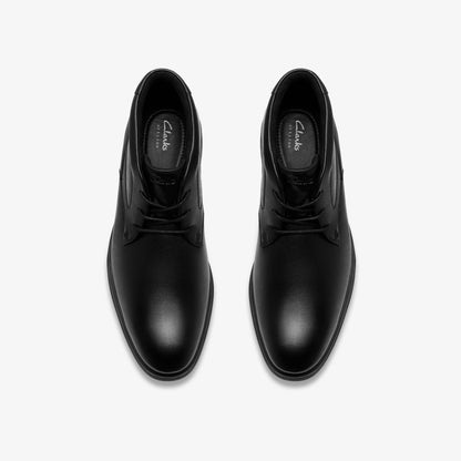 Eldredge Mid Black Leather | Clarks For Sale