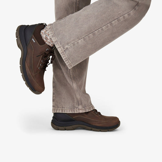 Spypath Lo GORE-TEX Dark Brown Leather | Clarks Discount