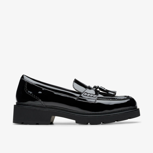 Lauryl Tassel Black Patent | Clarks For Sale