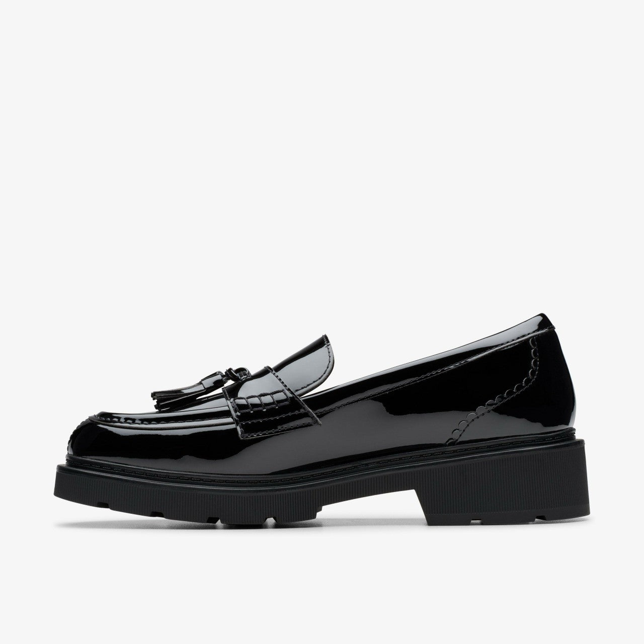 Lauryl Tassel Black Patent | Clarks For Sale