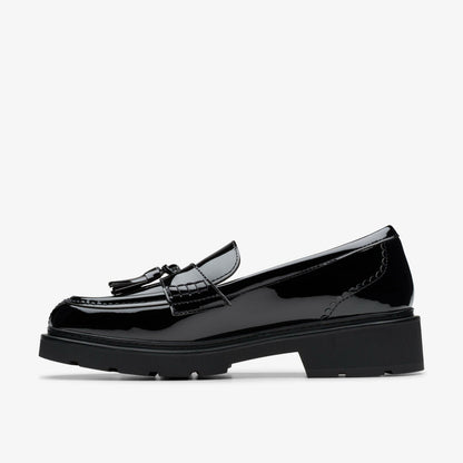 Lauryl Tassel Black Patent | Clarks For Sale