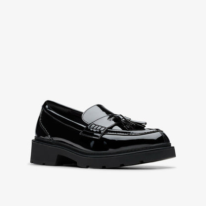 Lauryl Tassel Black Patent | Clarks For Sale