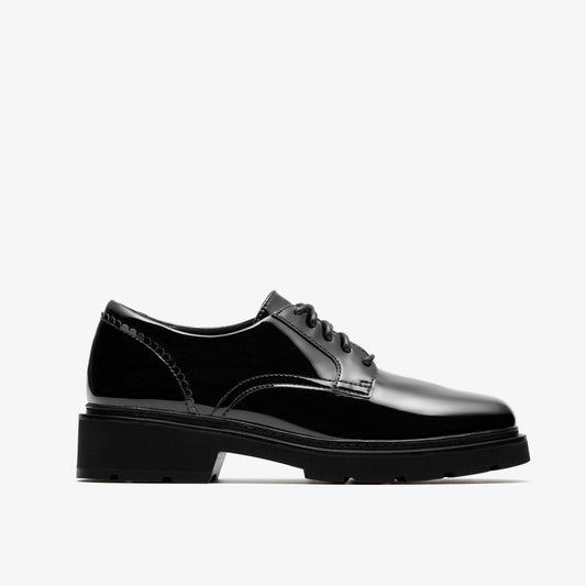 Lauryl Lace Black Patent | Clarks US