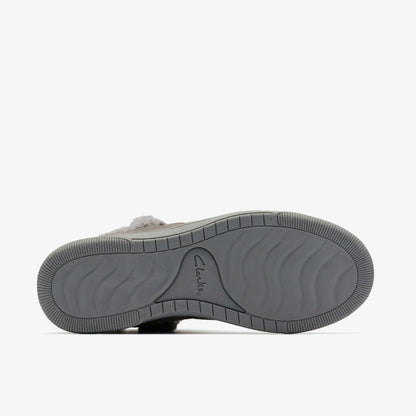 Brinkley Fur Dark Grey Combination | Clarks Discount