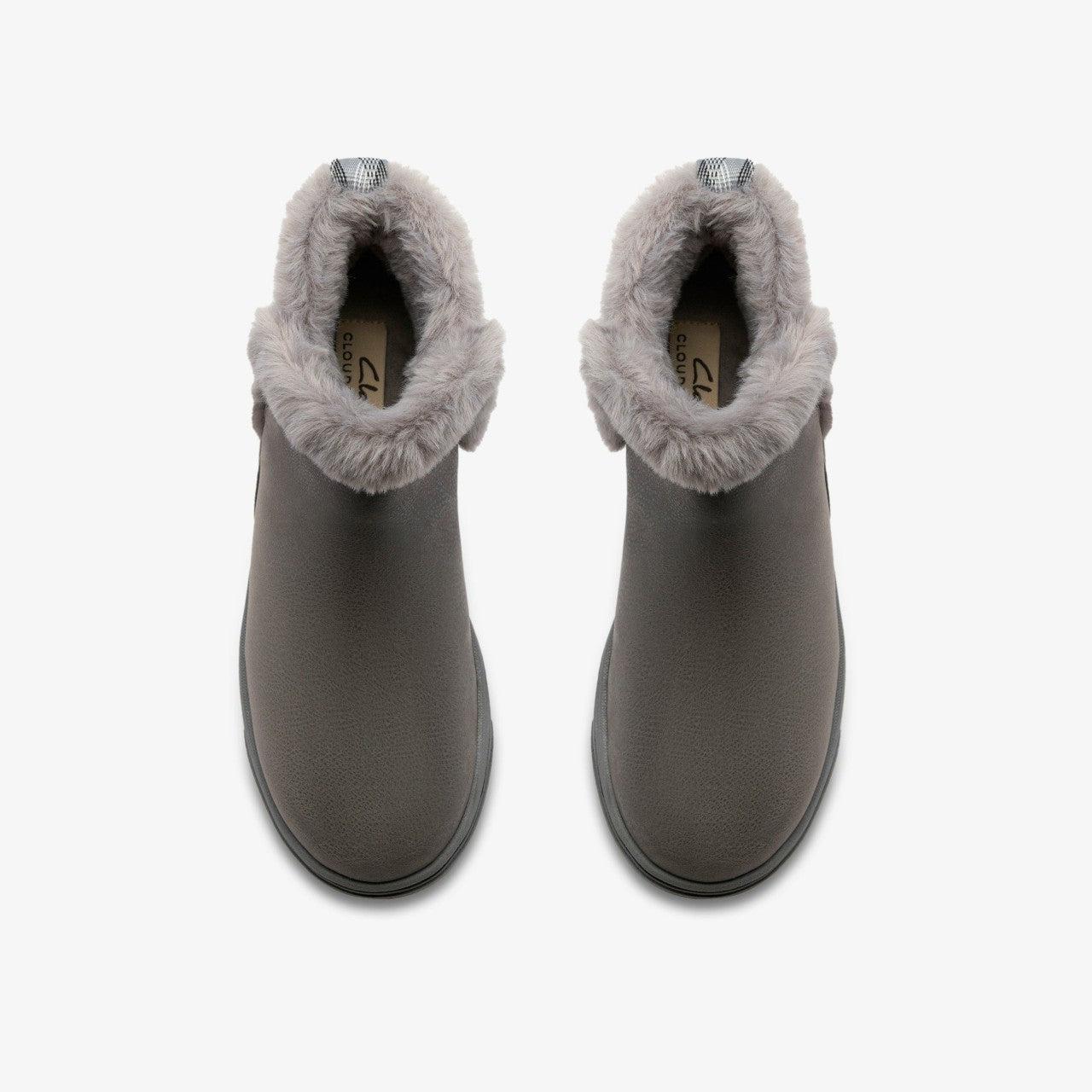 Brinkley Fur Dark Grey Combination | Clarks Discount