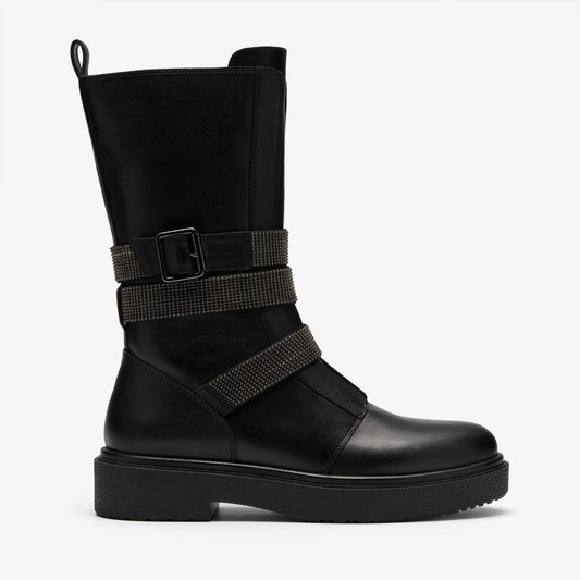Muster Chain Black Leather | Clarks Sale