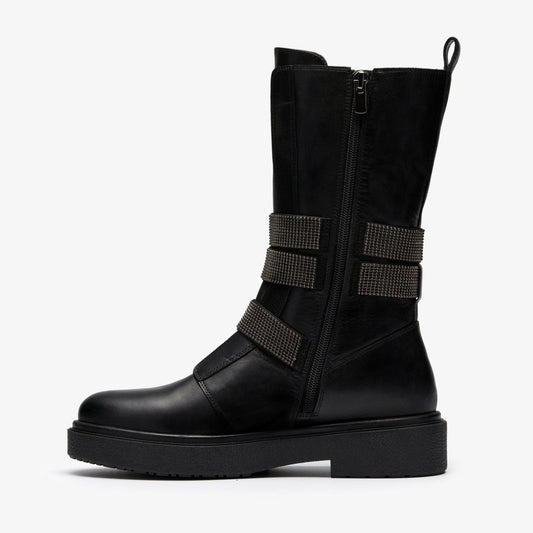 Muster Chain Black Leather | Clarks Sale