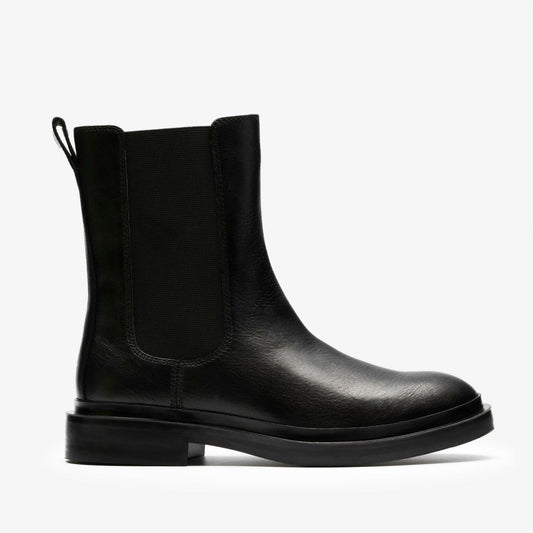 Previa Top Black Leather | Clarks Onsale