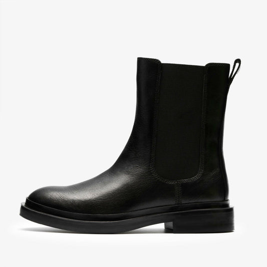 Previa Top Black Leather | Clarks Onsale