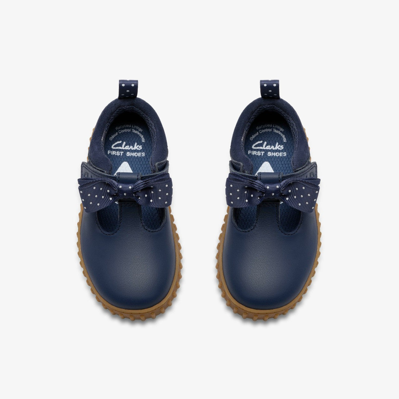 Cove Bow Toddler Navy Leather | Clarks For Sale
