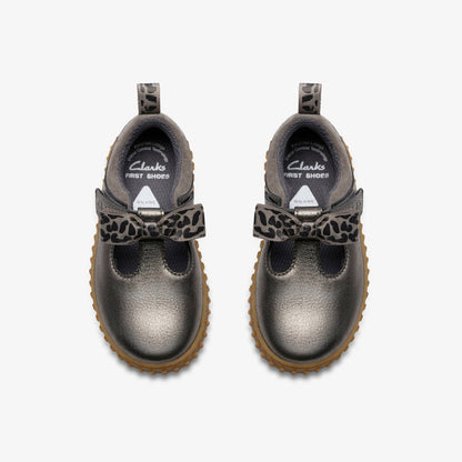 Cove Bow Toddler Silver Metallic | Clarks Onsale