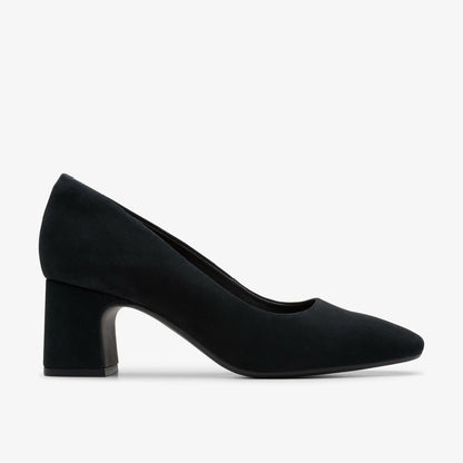 Fernie Court Black Suede | Clarks