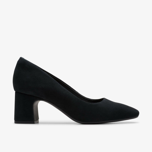 Fernie Court Black Suede | Clarks