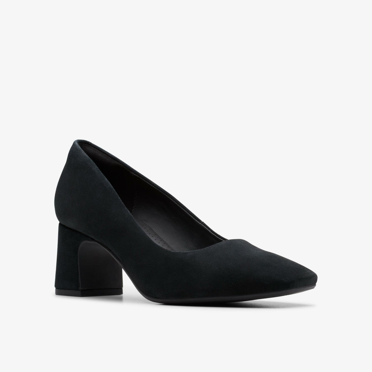 Fernie Court Black Suede | Clarks