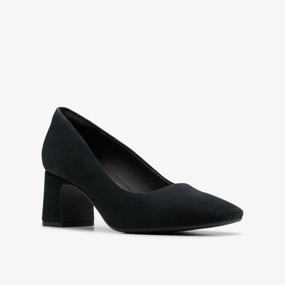 Fernie Court Black Suede | Clarks