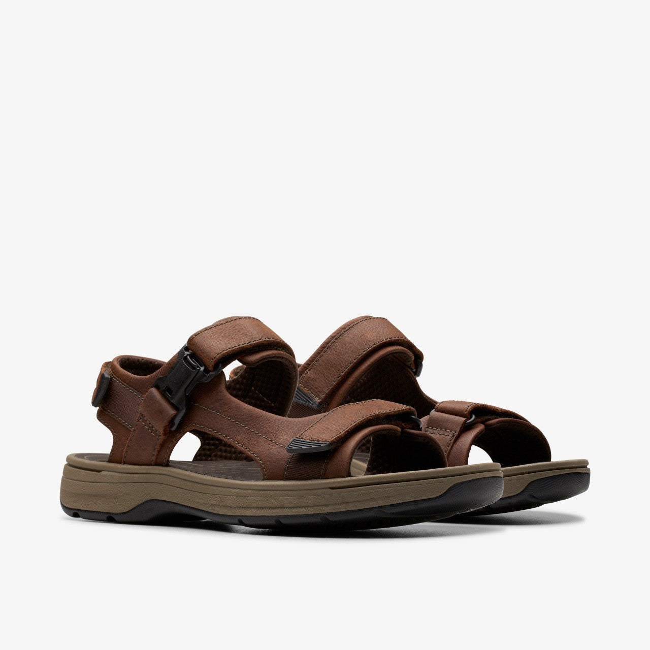 Saltway Edge Dark Brown Leather | Clarks