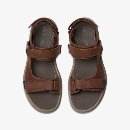 Saltway Edge Dark Brown Leather | Clarks