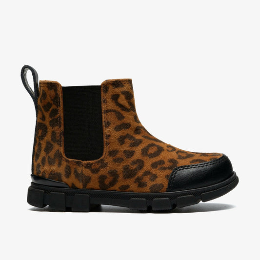 Evyn Chelsea Toddler Leopard Print | Clarks Discount