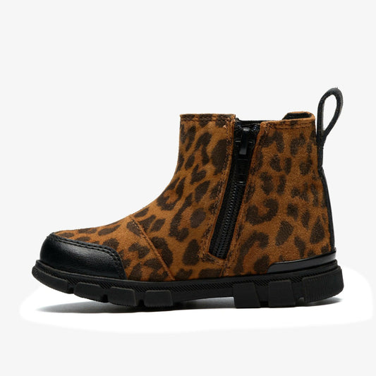 Evyn Chelsea Toddler Leopard Print | Clarks Discount