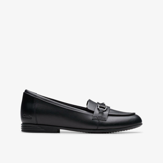 Finja Loafer Older Black Leather | Clarks